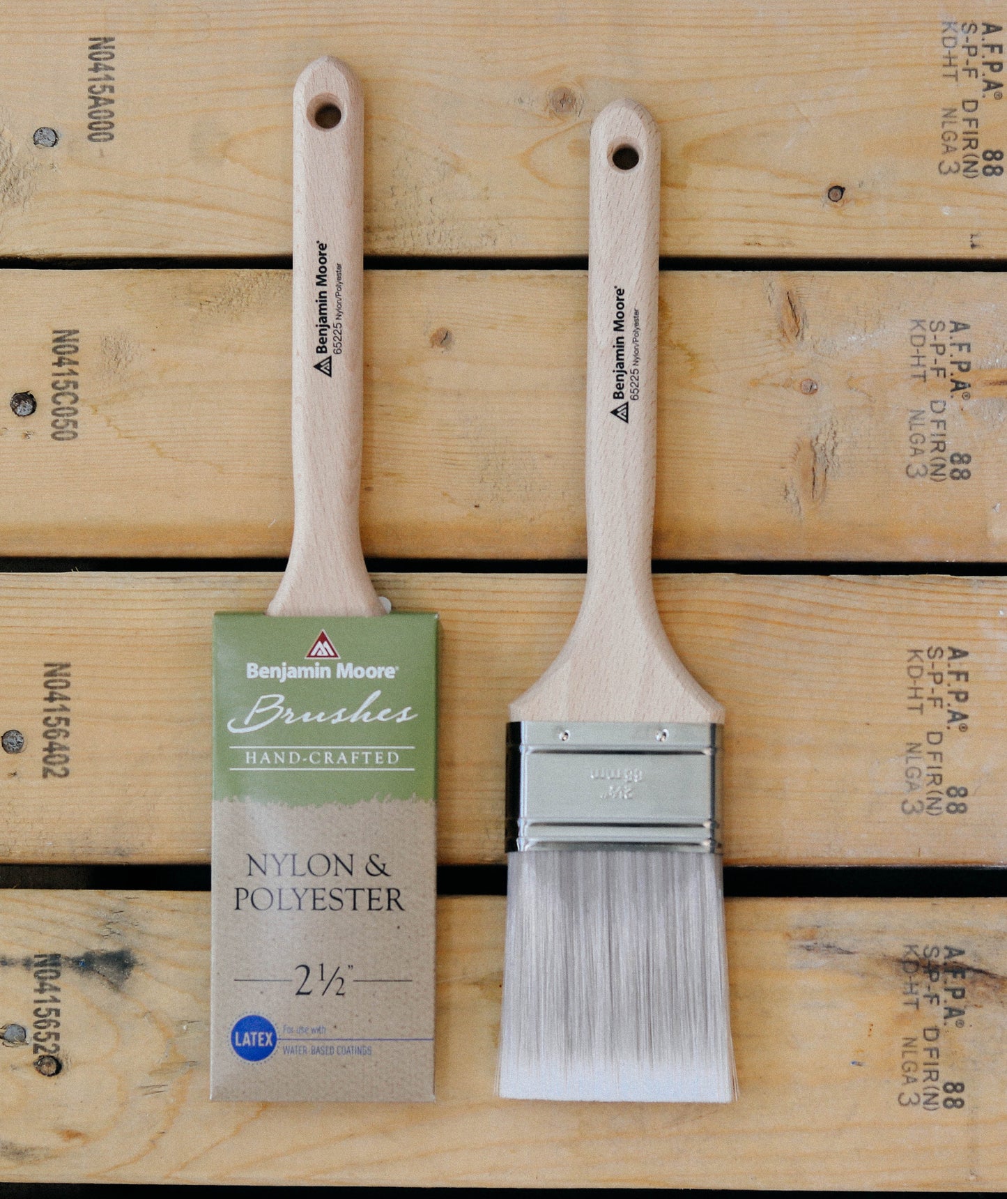 Custom Crafted Nylon/Polyester Brush - Flat