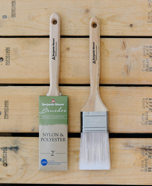 Custom Crafted Nylon/Polyester Brush - Flat