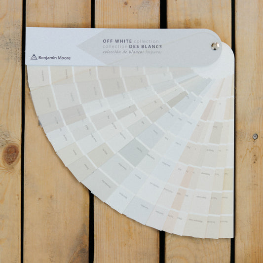 Benjamin Moore Off White Collection Fan Deck